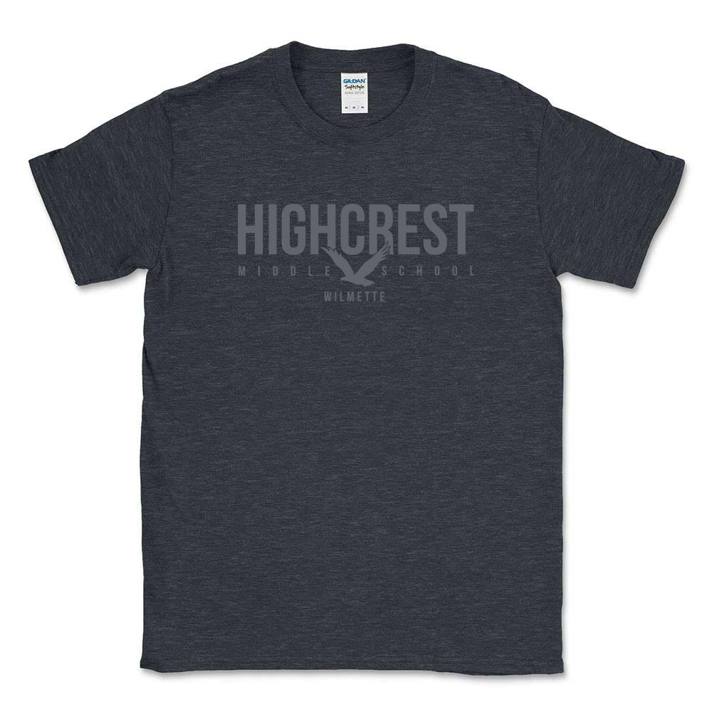 Modern Hawk ~ Cotton T-Shirt ~ Highcrest Middle School