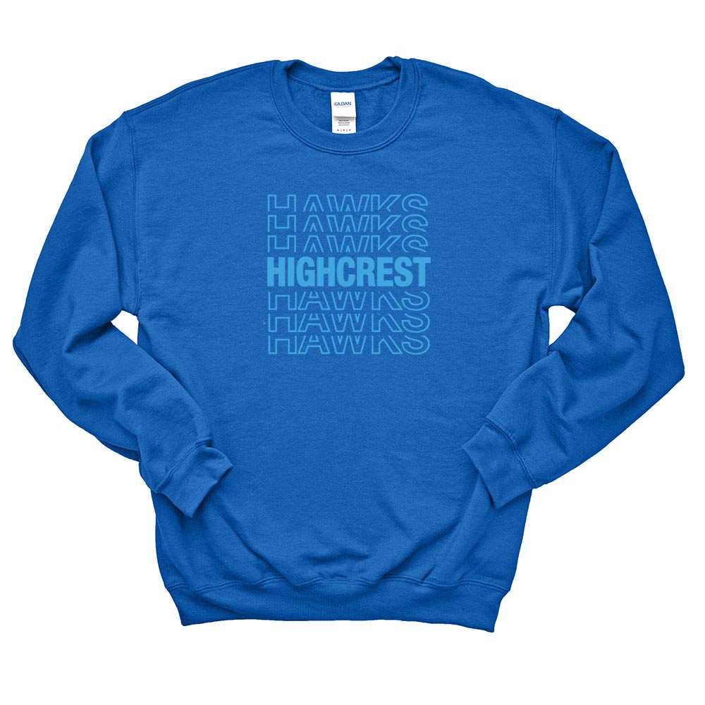 HIGHCREST REPEATER CREWNECK SWEATSHIRT ~ youth & adult ~ classic fit