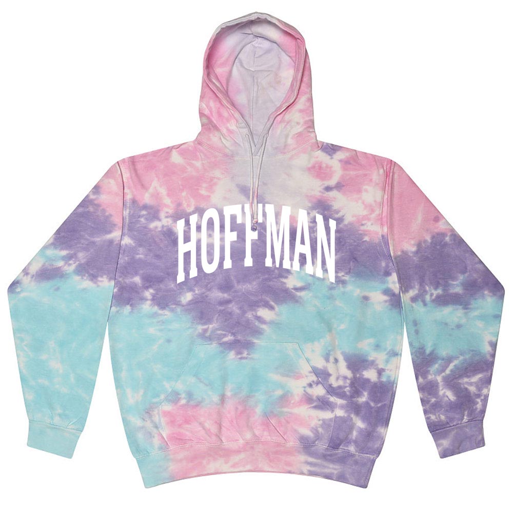 EXTENDED ARC TIE DYE HOODIE ~ HOFFMAN ELEMENTARY ~ youth and adult ~ classic fit