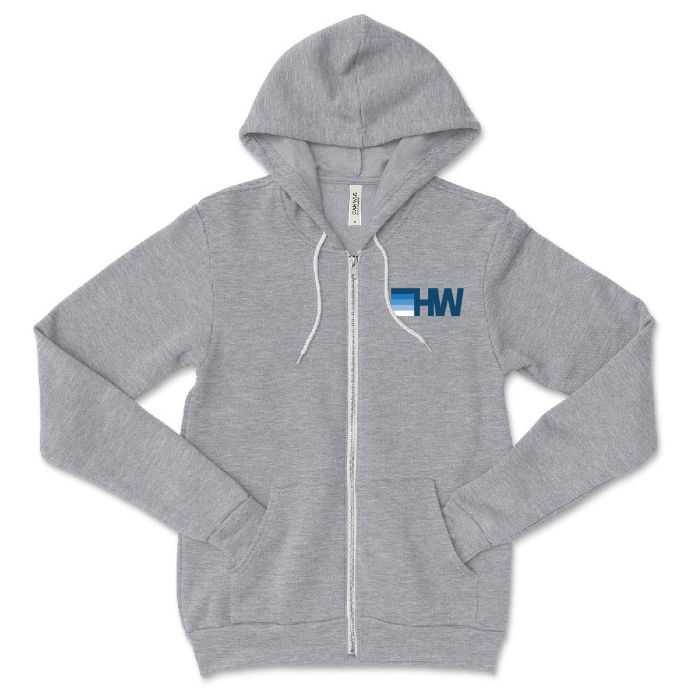 HW Nation ~ Zip Hoodie ~ Hubbard Woods Elementary School