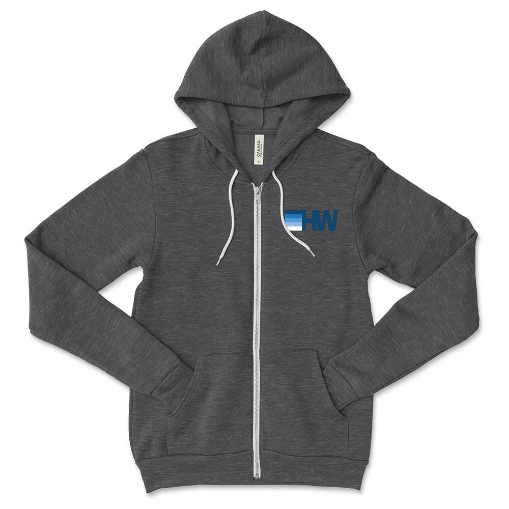 HW Nation ~ Zip Hoodie ~ Hubbard Woods Elementary School