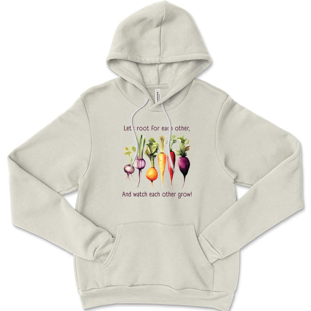 Let's Root For Each Other ~ Youth Sponge Fleece Hoodie ~ humanKIND