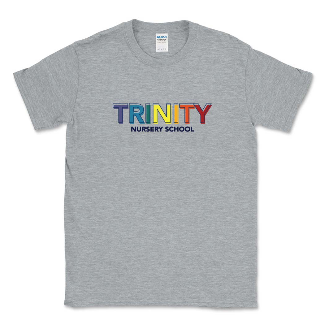 Trinity Rainbow ~ Cotton T-Shirt ~ Trinity Nursery School