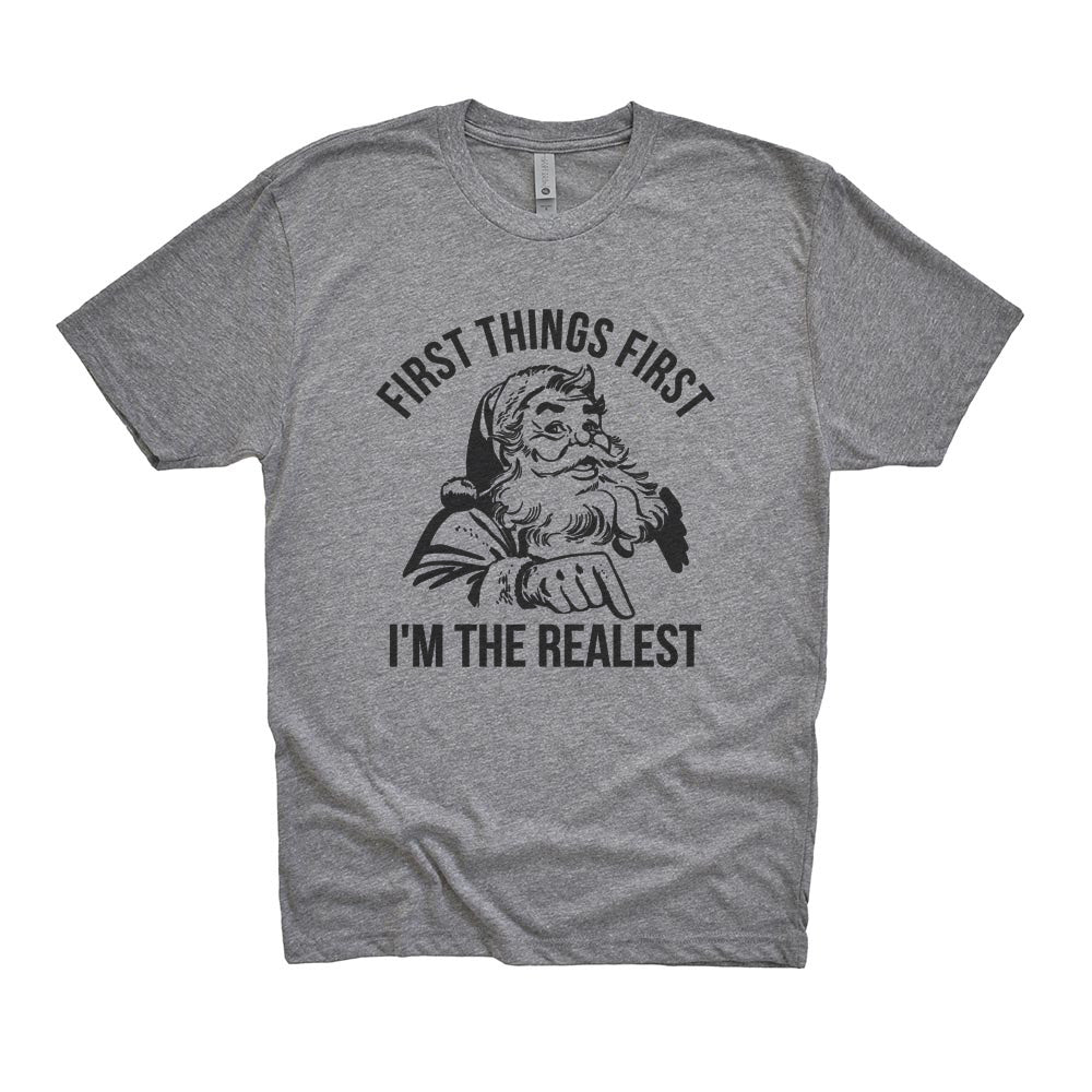 I'm The Realest Santa ~ Triblend T-Shirt ~ humanKIND