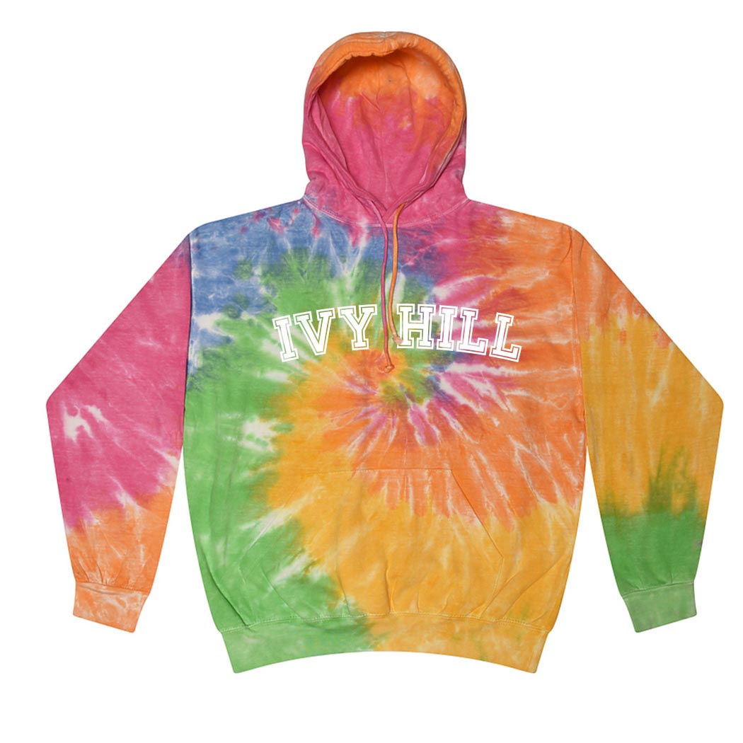 Ivy Hill Arch ~ Tie Dye Hoodie ~ Ivy Hill Elementary
