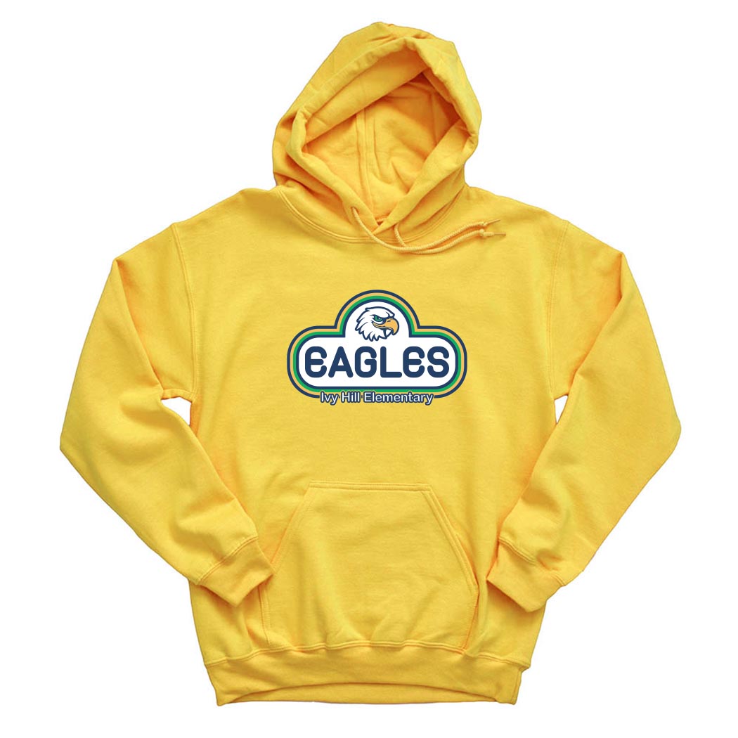 Eagles Stripes ~ Hoodie ~ Ivy Hill Elementary