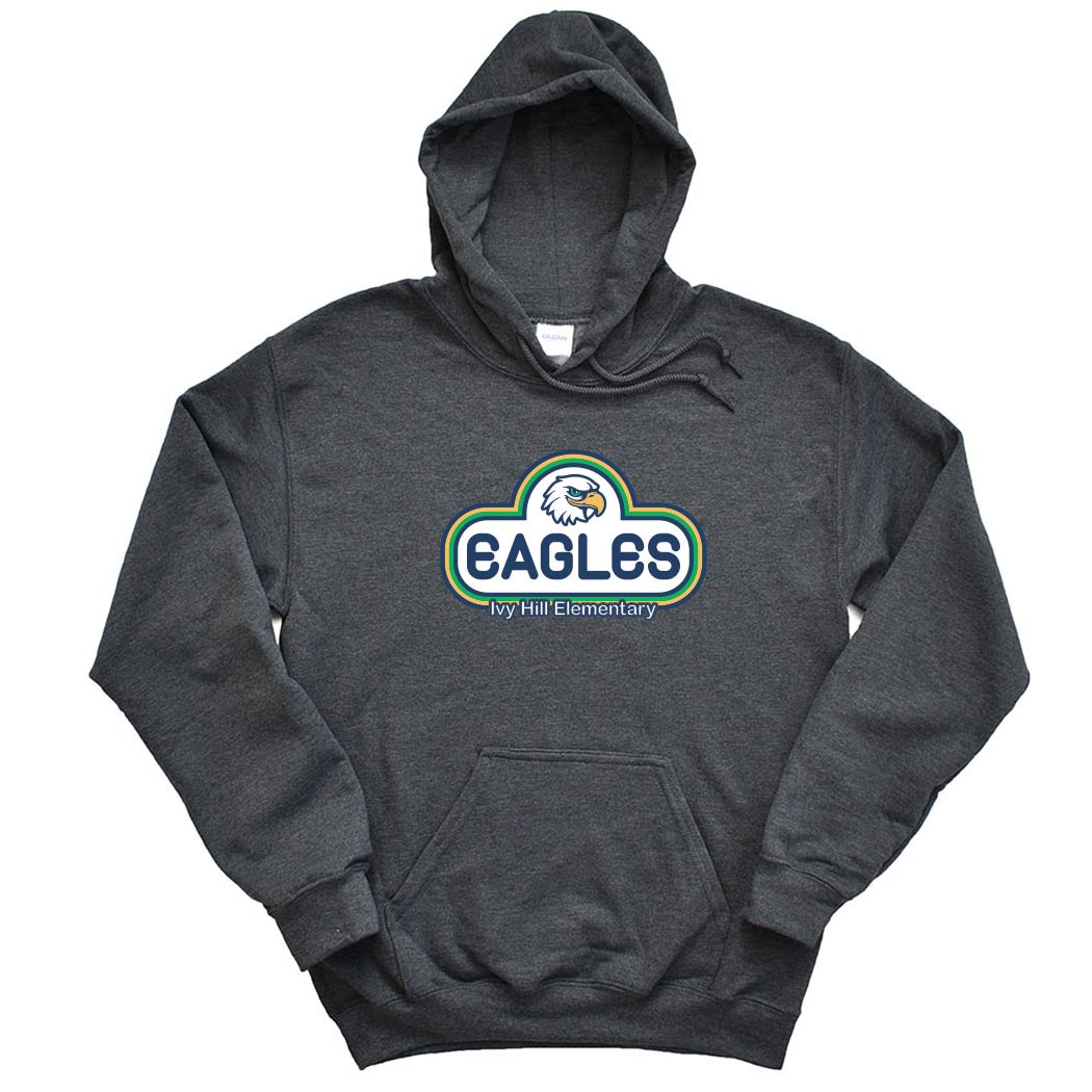 Eagles Stripes ~ Hoodie ~ Ivy Hill Elementary