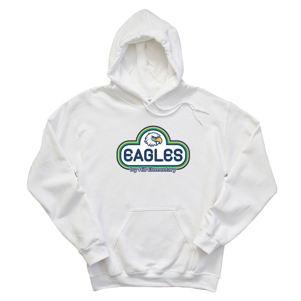 Eagles Stripes ~ Hoodie ~ Ivy Hill Elementary