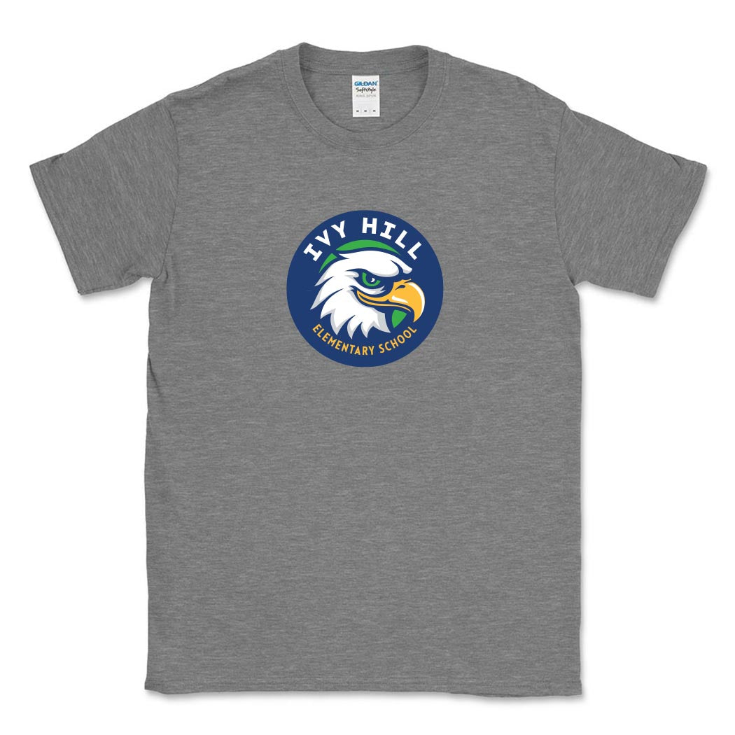 School Logo ~ Cotton T-Shirt ~ Ivy Hill Elementary