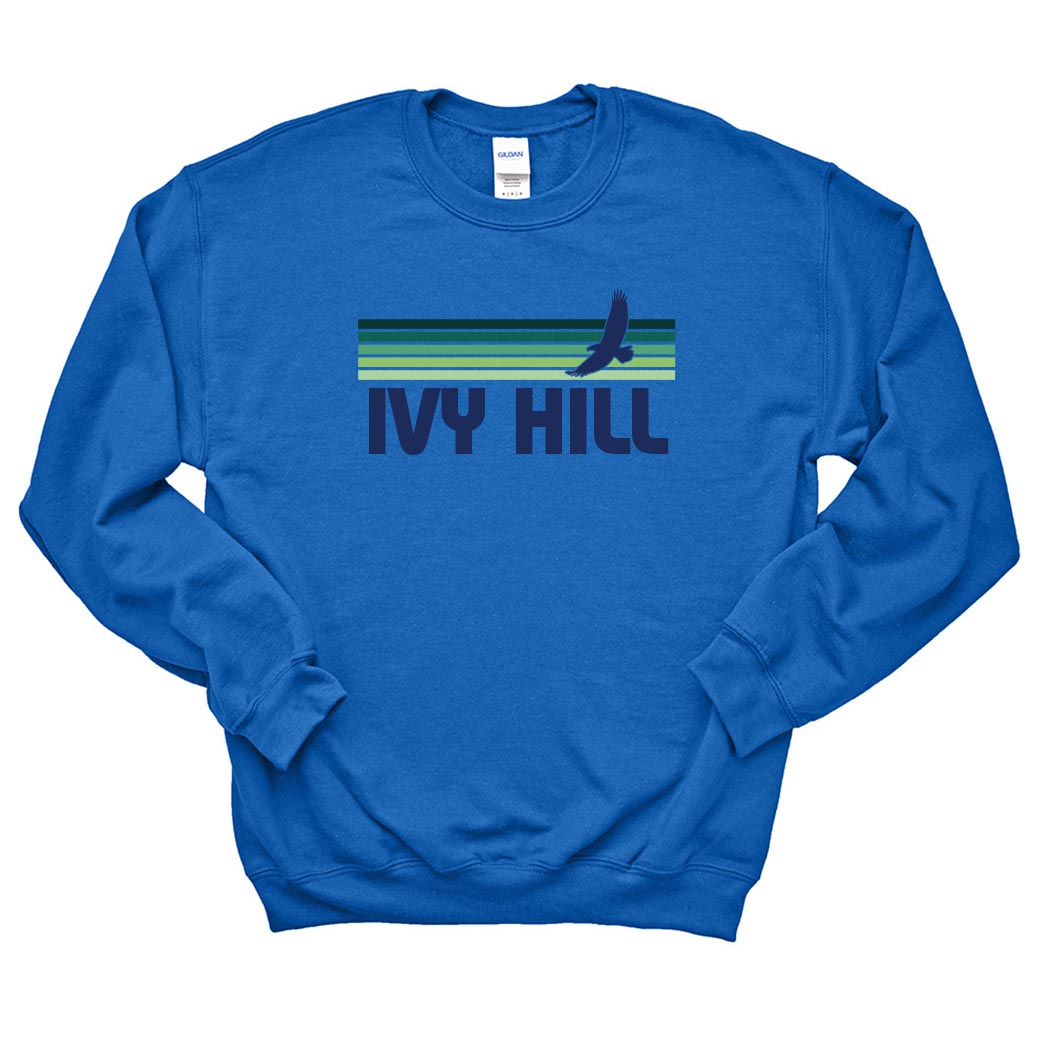 Sunset Stripes ~ Crewneck Sweatshirt ~ Ivy Hill Elementary