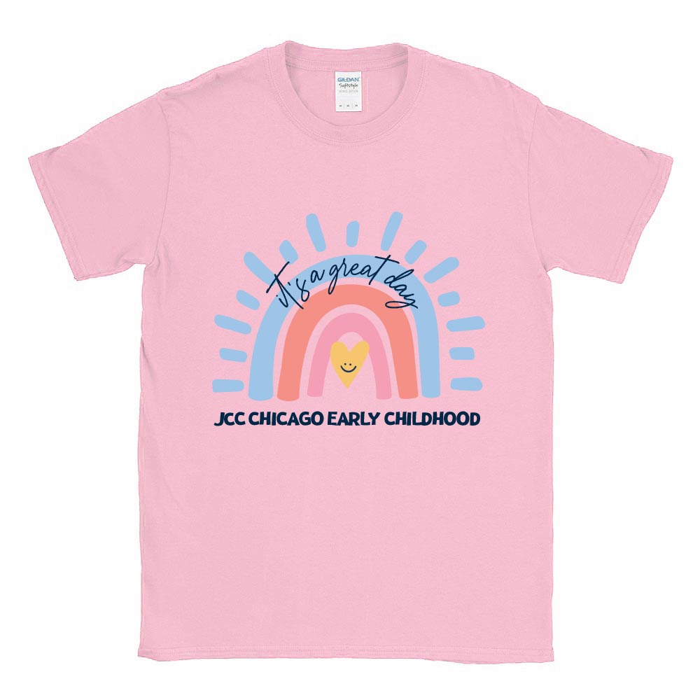 IT'S A GREAT DAY RAINBOW ~ JCC CHICAGO EARLY CHILDHOOD ~ toddler tee