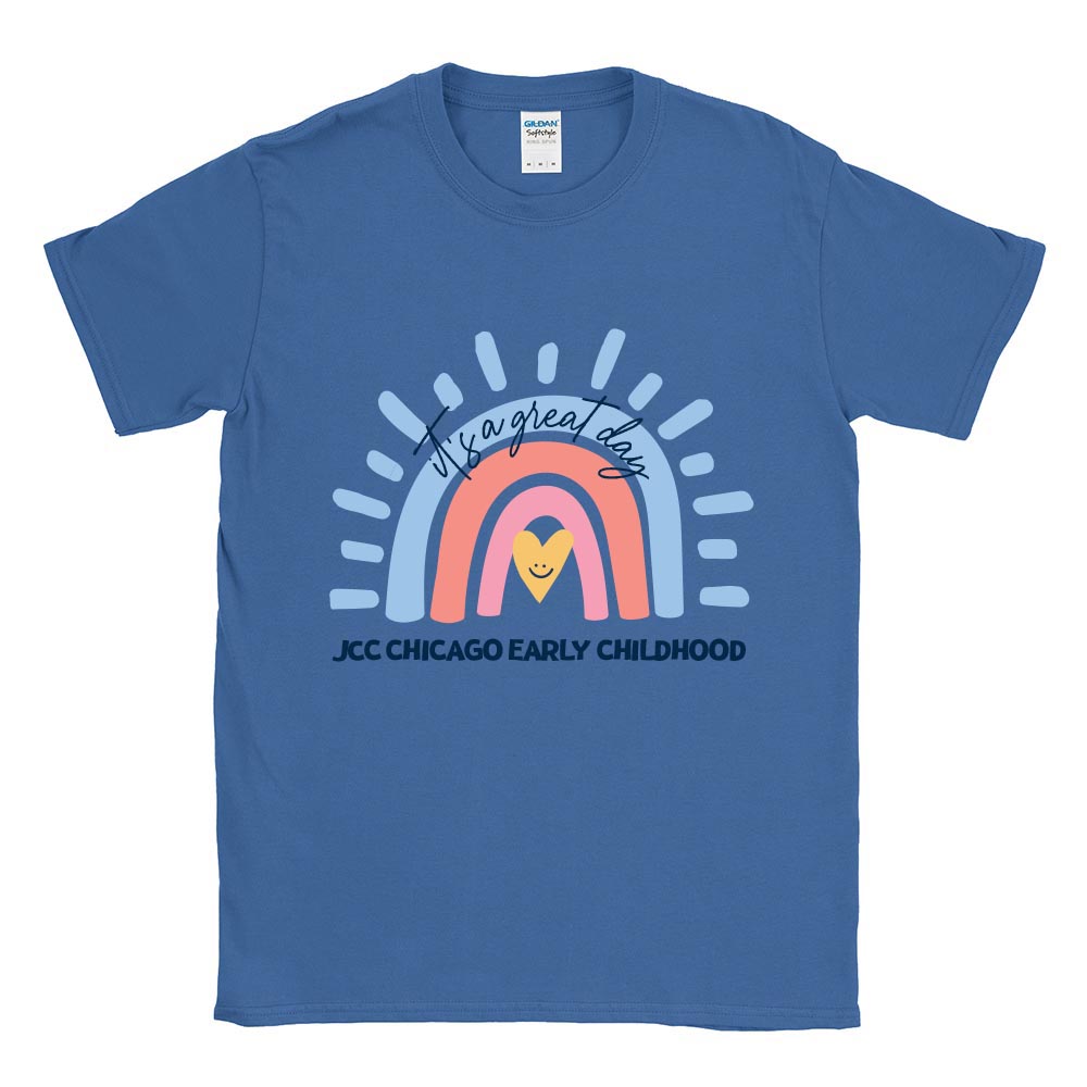 IT'S A GREAT DAY RAINBOW ~ JCC CHICAGO EARLY CHILDHOOD ~  toddler tee