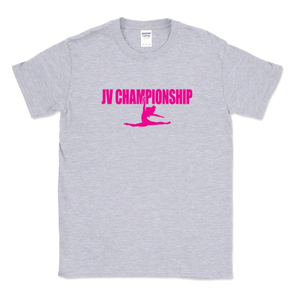 Neon Leap ~ Cotton T-Shirt ~ JV Championship 2026-sport grey