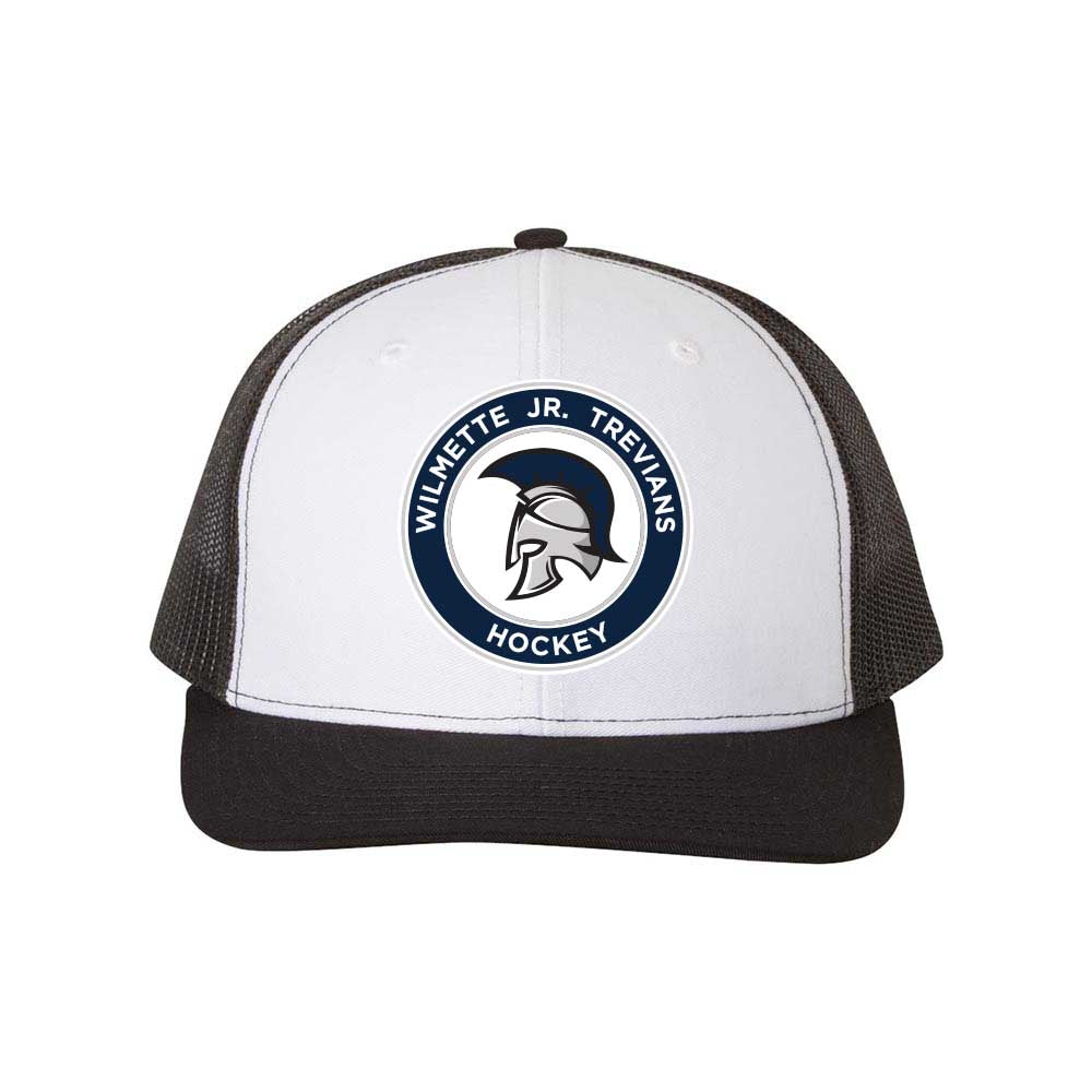 Logo ~ Trucker Cap ~ Wilmette Jr. Trevians Hockey