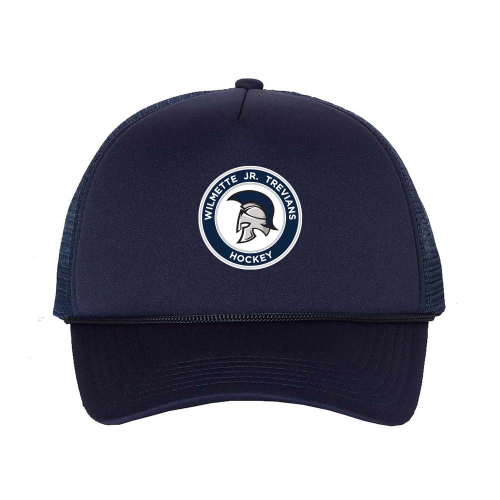 Logo ~ Foam Trucker Cap ~ Wilmette Jr. Trevians Hockey