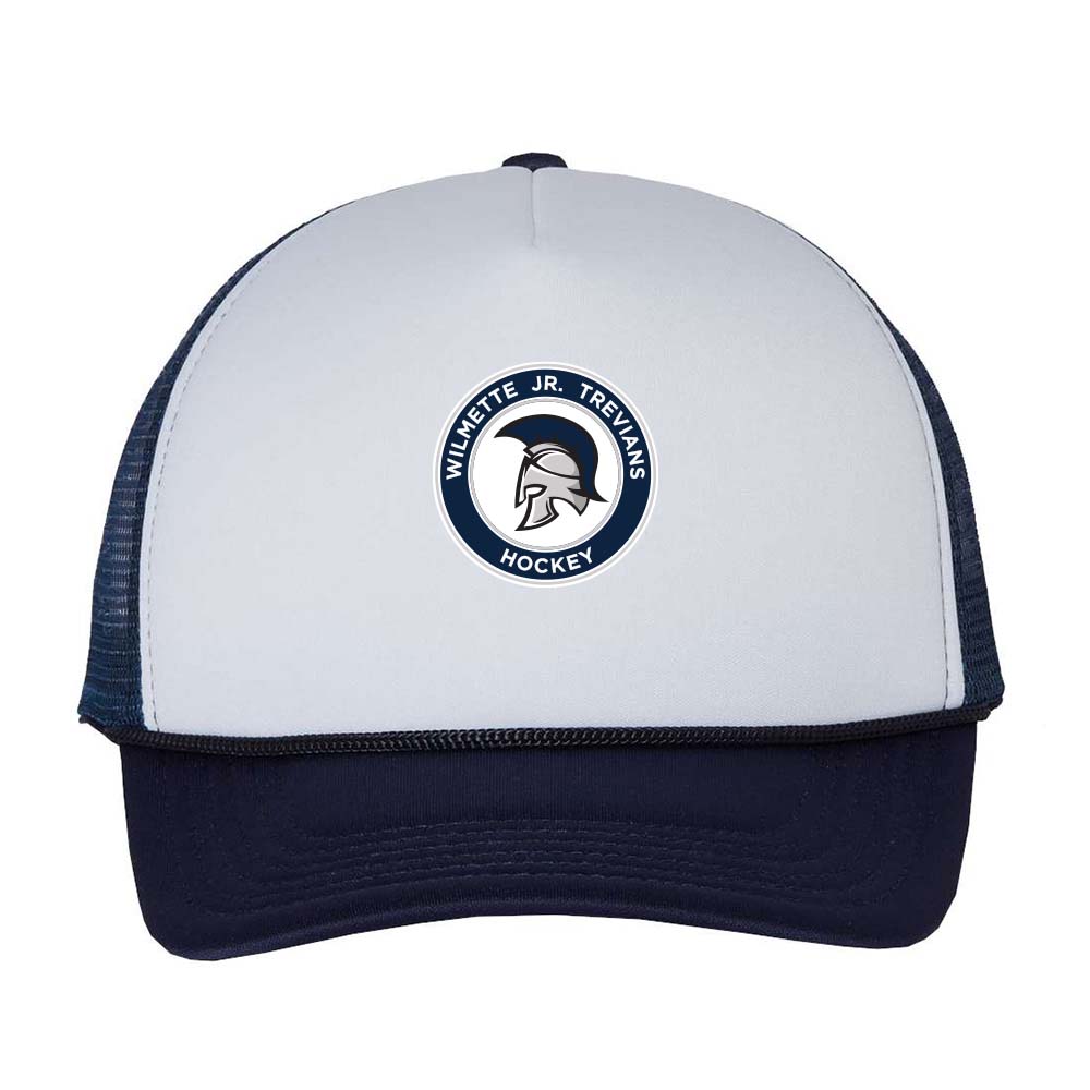 Logo ~ Foam Trucker Cap ~ Wilmette Jr. Trevians Hockey