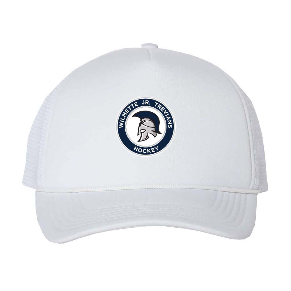 Logo ~ Foam Trucker Cap ~ Wilmette Jr. Trevians Hockey