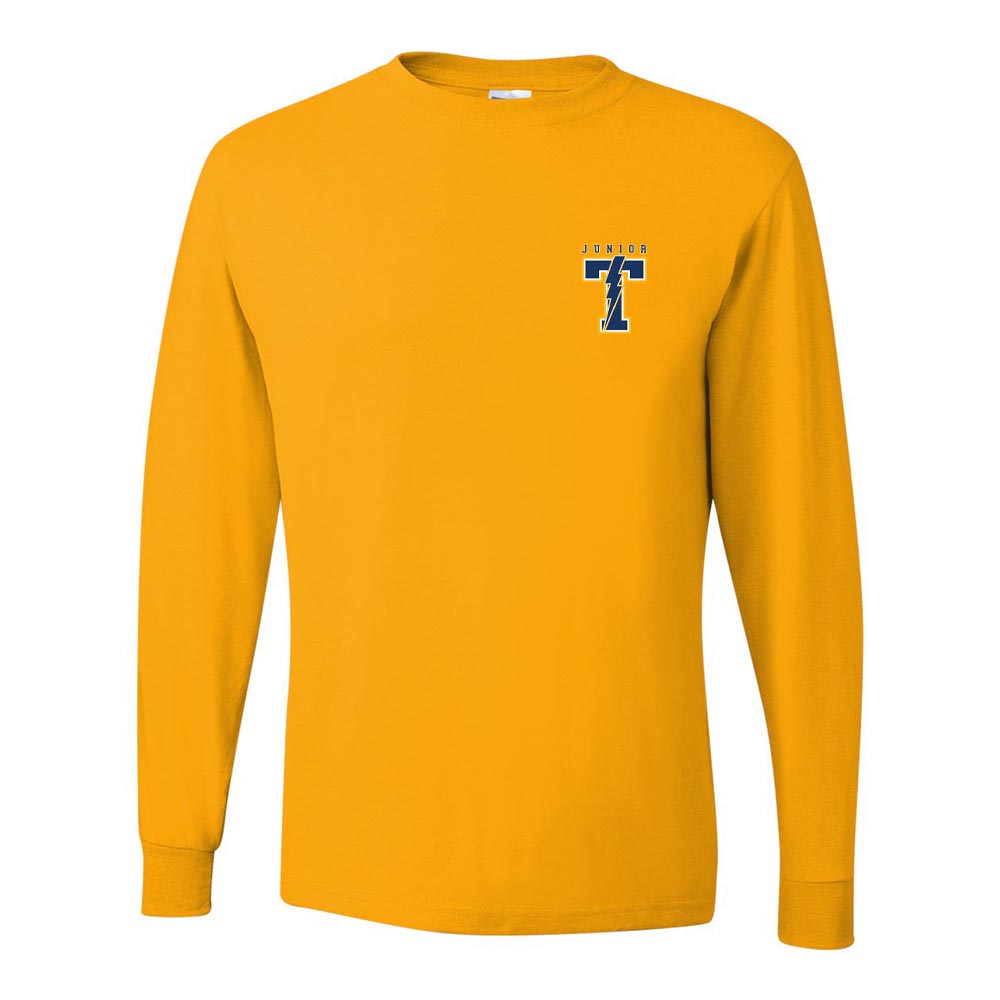 Jr T Lightning ~ Cotton Long Sleeve Dripower T-Shirt ~ Jr Titans Football