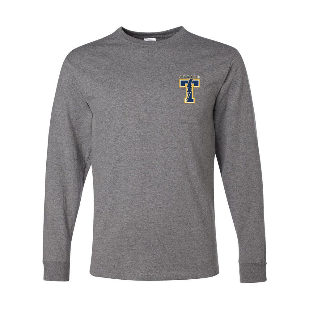 Jr T Lightning ~ Cotton Long Sleeve Dripower T-Shirt ~ Jr Titans Football