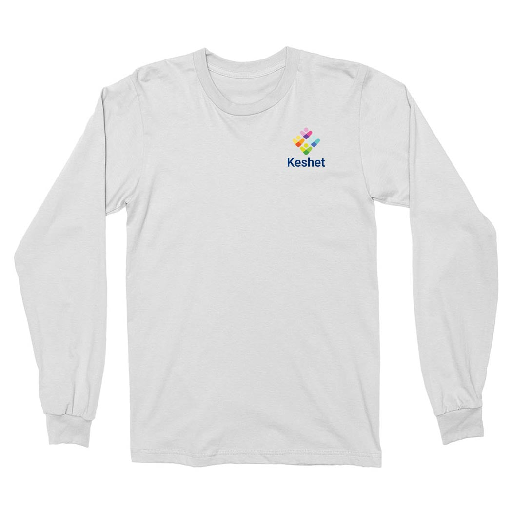 KESHET LOGO LONG SLEEVE TEE ~ KESHET ~ youth & adult ~ classic unisex fit