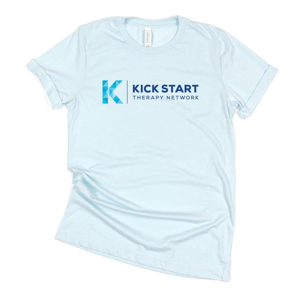KICK START THERAPY LOGO TRIBLEND TEE ~ Bella + Canvas ~ slim unisex fit