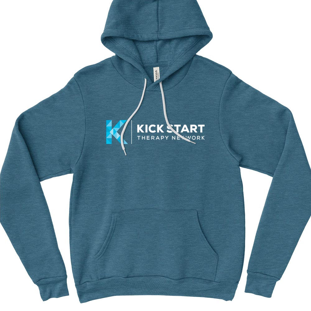 KICK START THERAPY LOGO HOODIE ~ Bella + Canvas ~ classic fit