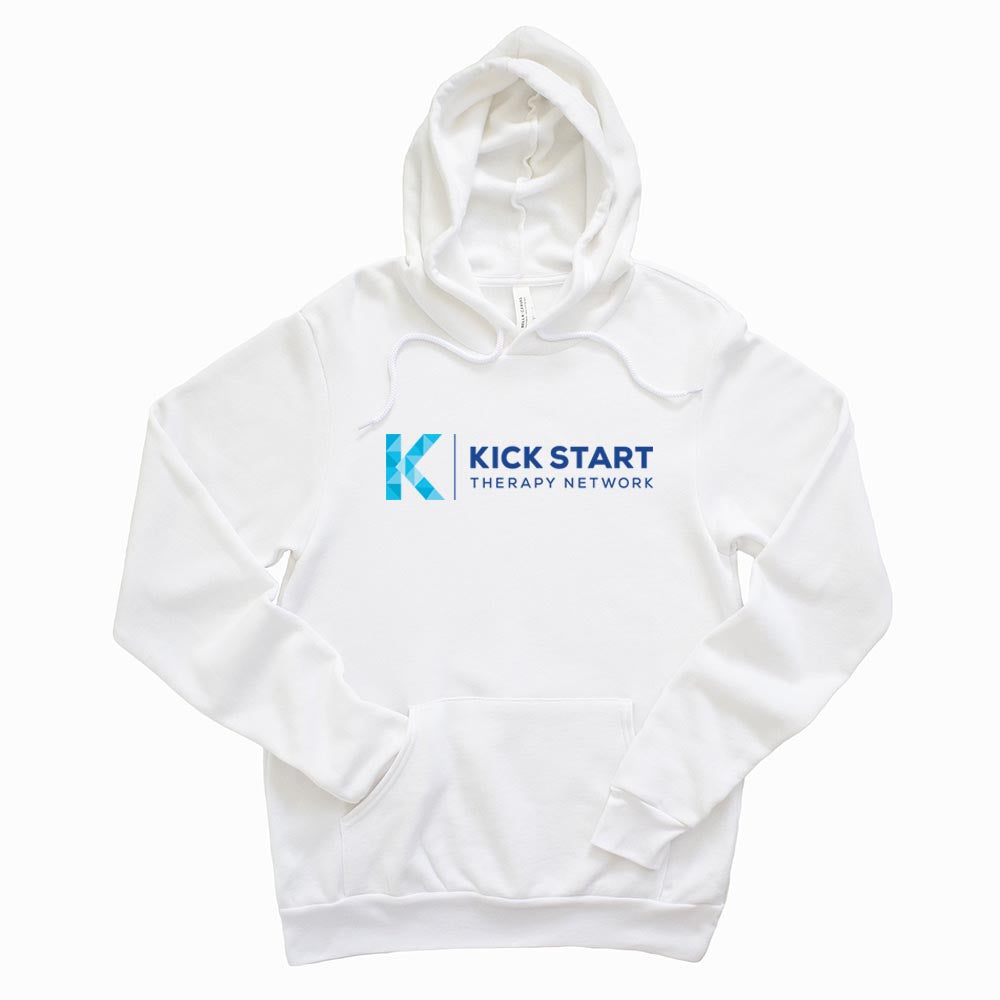 KICK START THERAPY LOGO HOODIE Bella + Canvas classic fit humanKIND