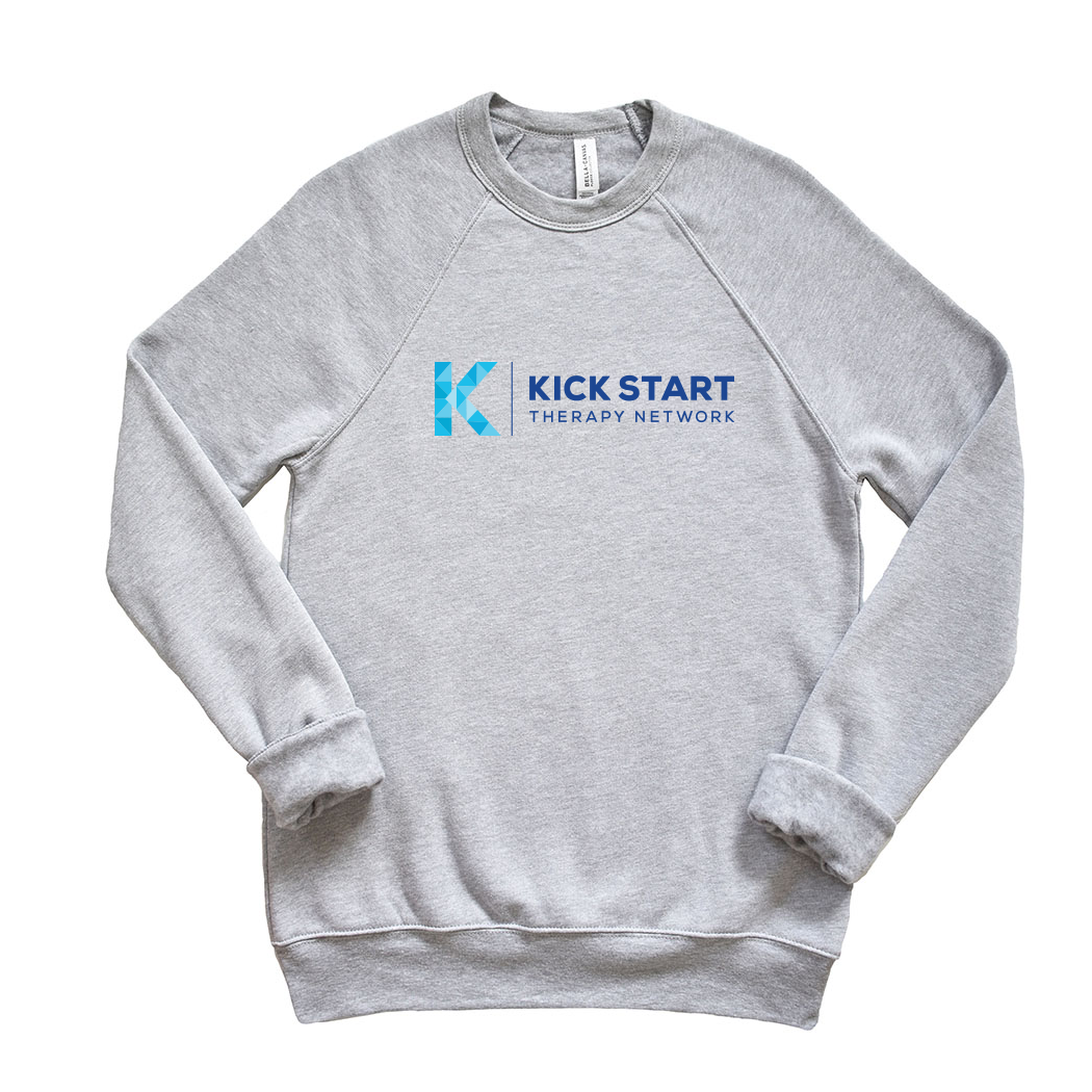 Logo ~ Sponge Fleece Crewneck Sweatshirt ~ Kick Start Therapy