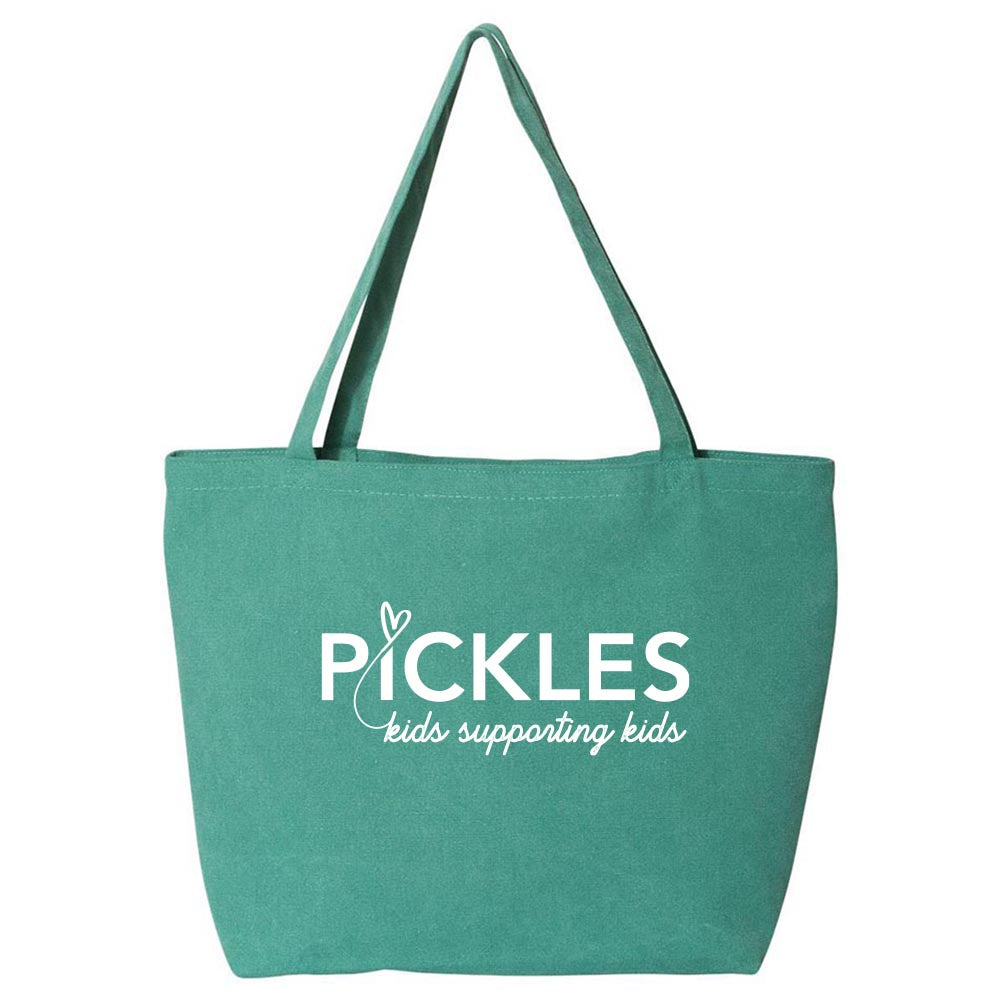 Logo ~ Premium Canvas Tote ~ Pickles-