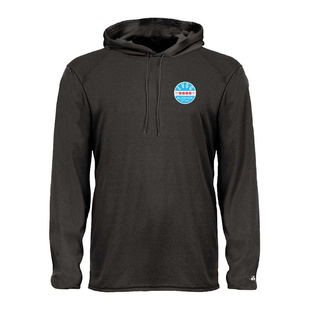 Logo ~ Long Sleeve Performance Hooded T-Shirt ~ League of Very Ordinary Gentlemen (LVOG)