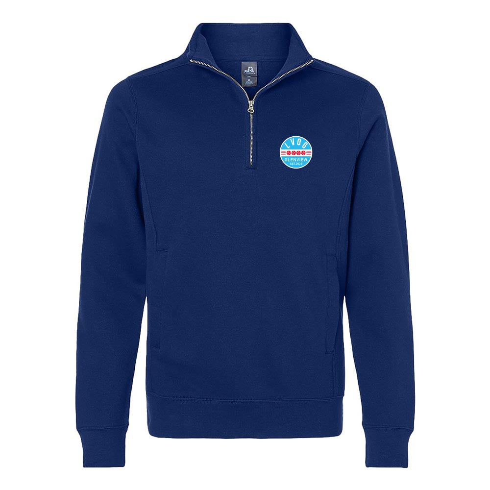 Logo ~ Fleece Quarter-Zip Sweatshirt ~ League of Very Ordinary Gentlemen (LVOG)