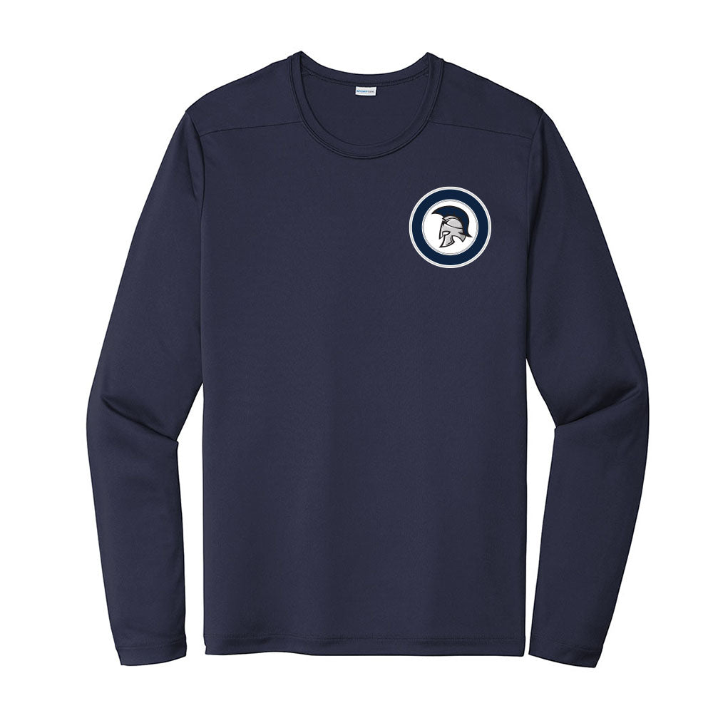 Logo Badge ~ Performance Long Sleeve Tee ~ Wilmette Jr. Trevians Hockey