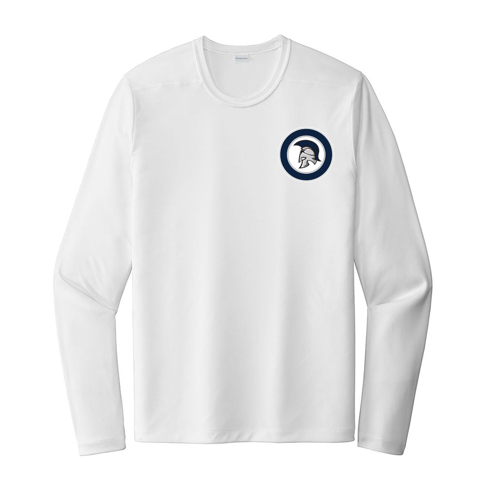 Logo Badge ~ Performance Long Sleeve Tee ~ Wilmette Jr. Trevians Hockey