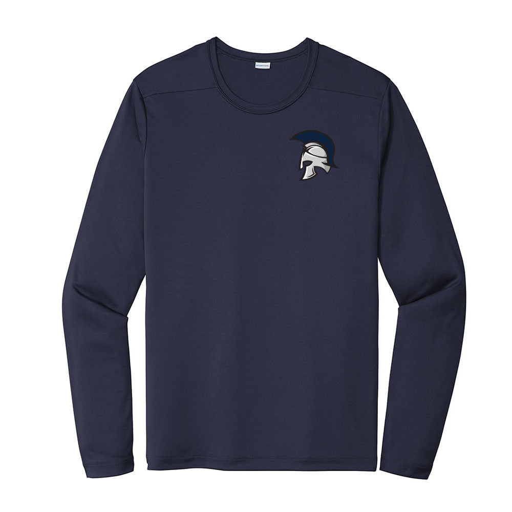 Mascot ~ Performance Long Sleeve Tee ~ Wilmette Jr. Trevians Hockey