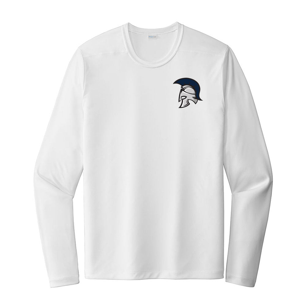 Mascot ~ Performance Long Sleeve Tee ~ Wilmette Jr. Trevians Hockey