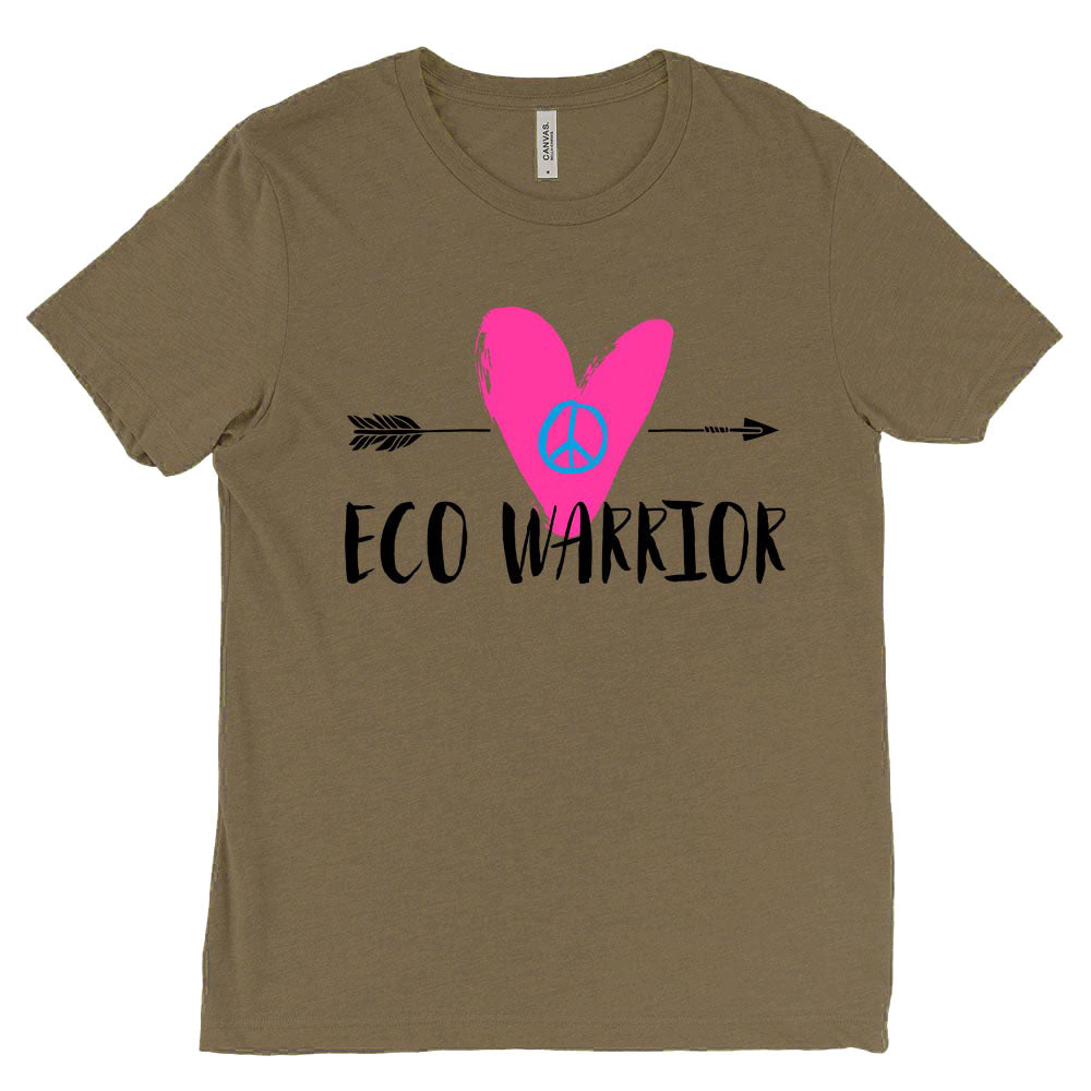 ECO WARRIOR by LITTLE ACTIVISTS ~ TRIBLEND TEE ~ Bella + Canvas ~ classic fit