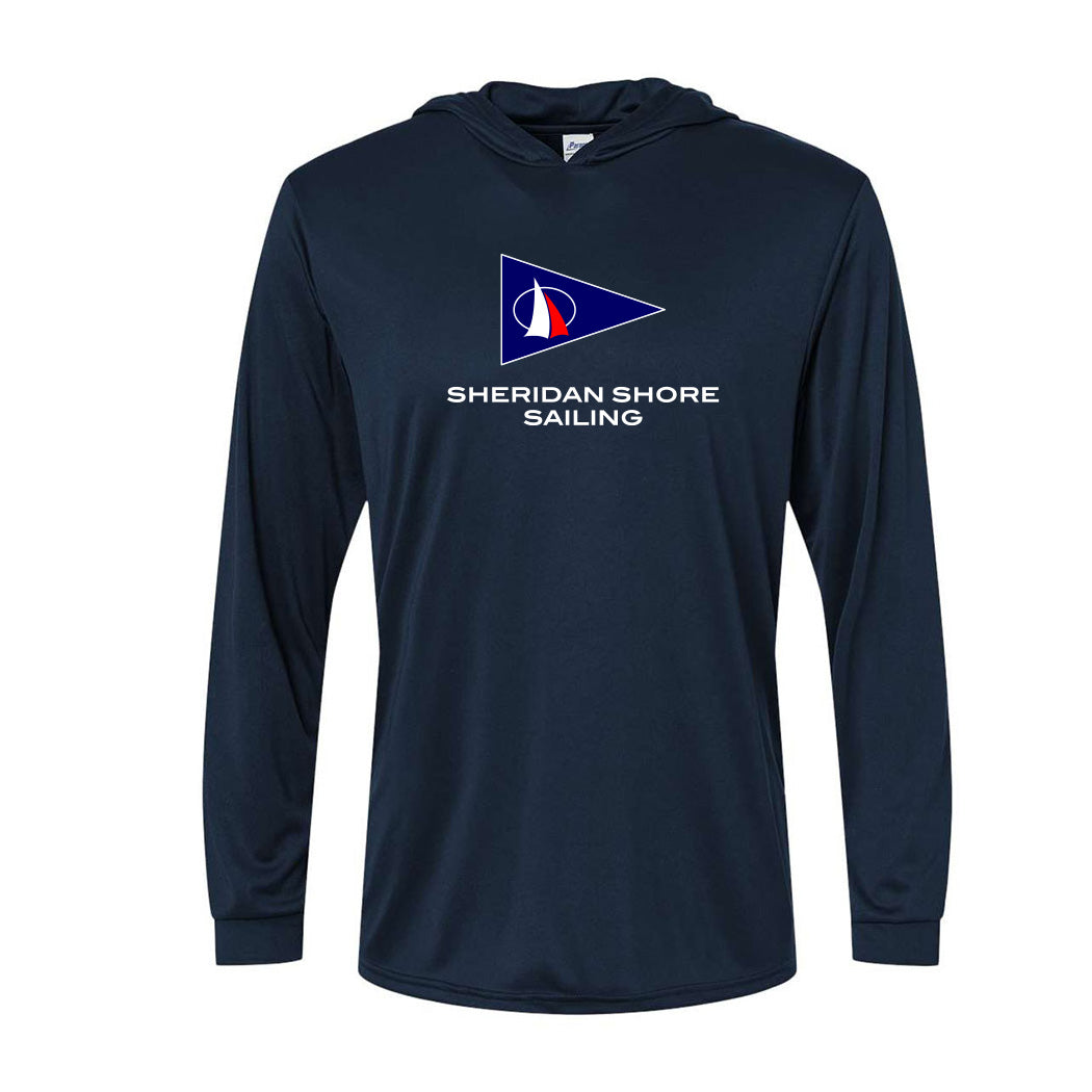 Hooded Performance Long Sleeve T-Shirt ~ Sheridan Shore Sailing