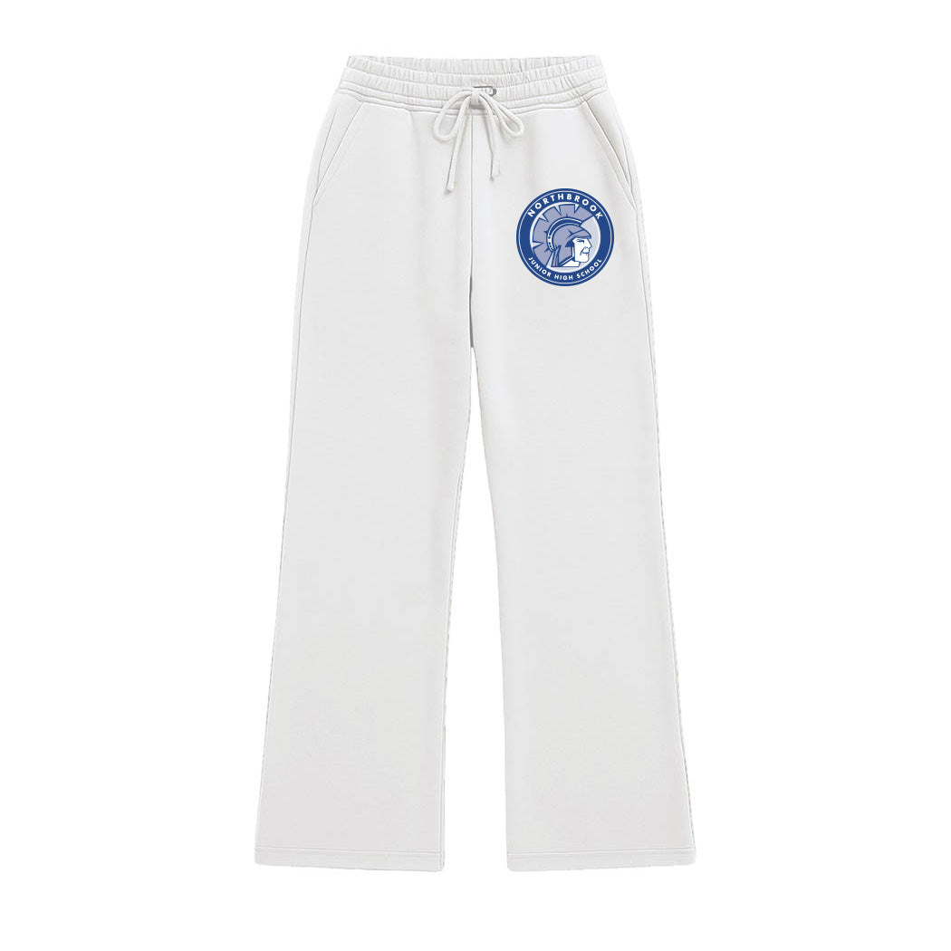 Logo Badge ~ Ladies Fleece Wide Leg Pant ~ Northbrook Junior High School