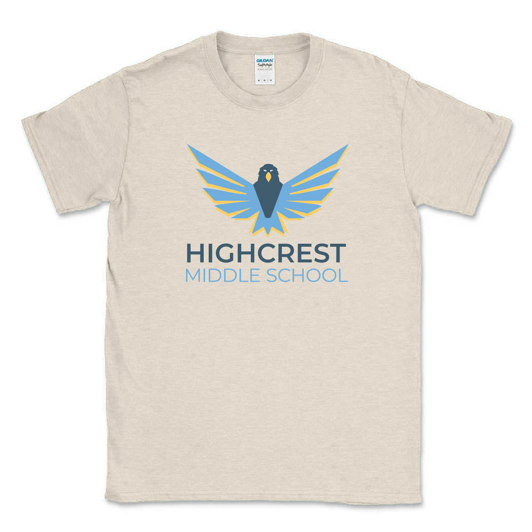 Logo Highcrest Middle School ~ Cotton T-Shirt ~ Highcrest Middle School