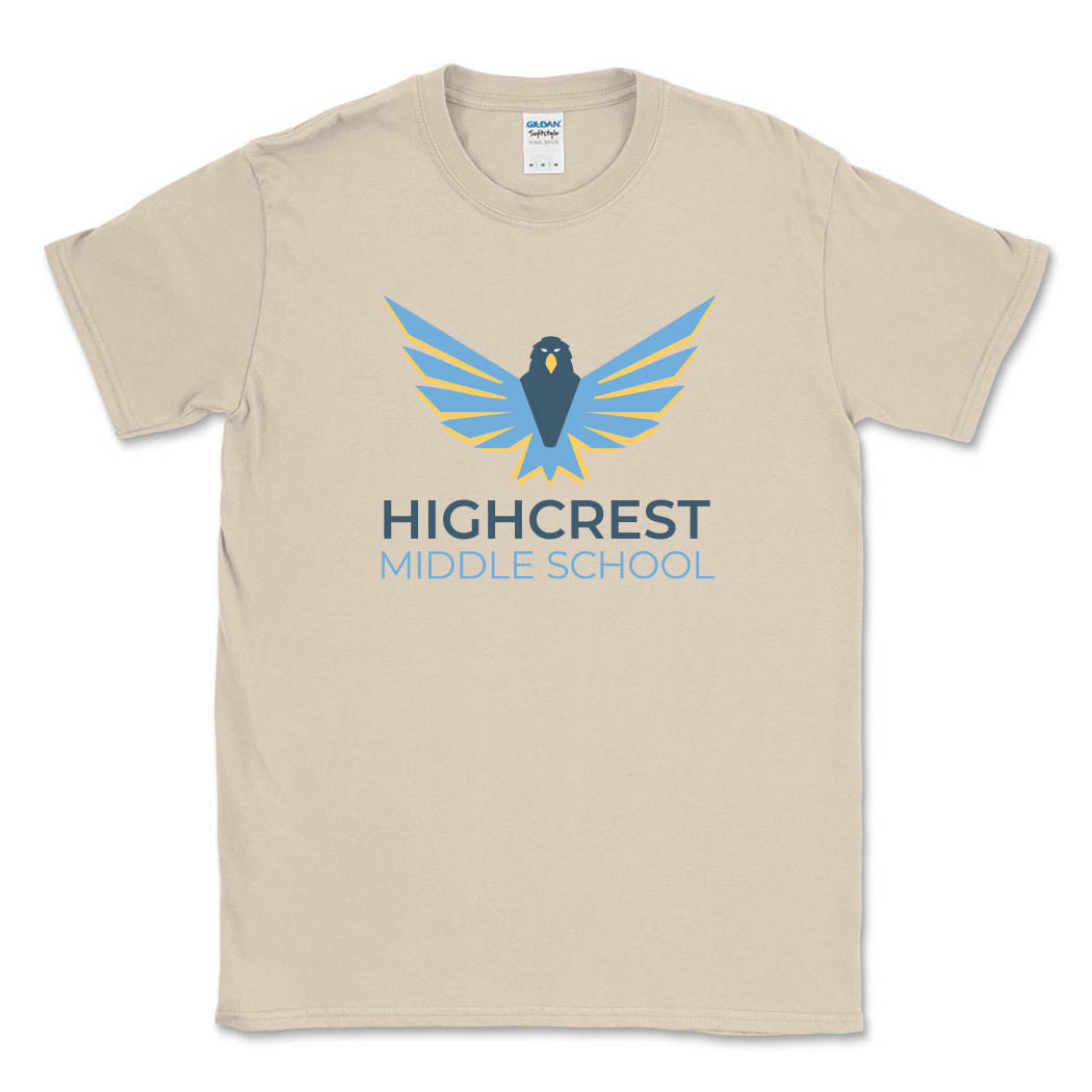 Logo Highcrest Middle School ~ Cotton T-Shirt ~ Highcrest Middle School