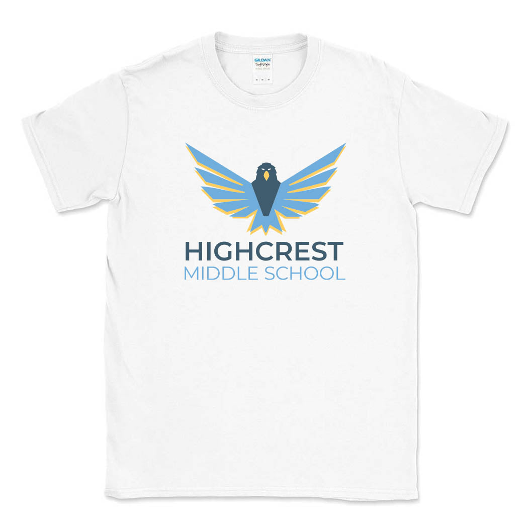 Logo Highcrest Middle School ~ Cotton T-Shirt ~ Highcrest Middle School