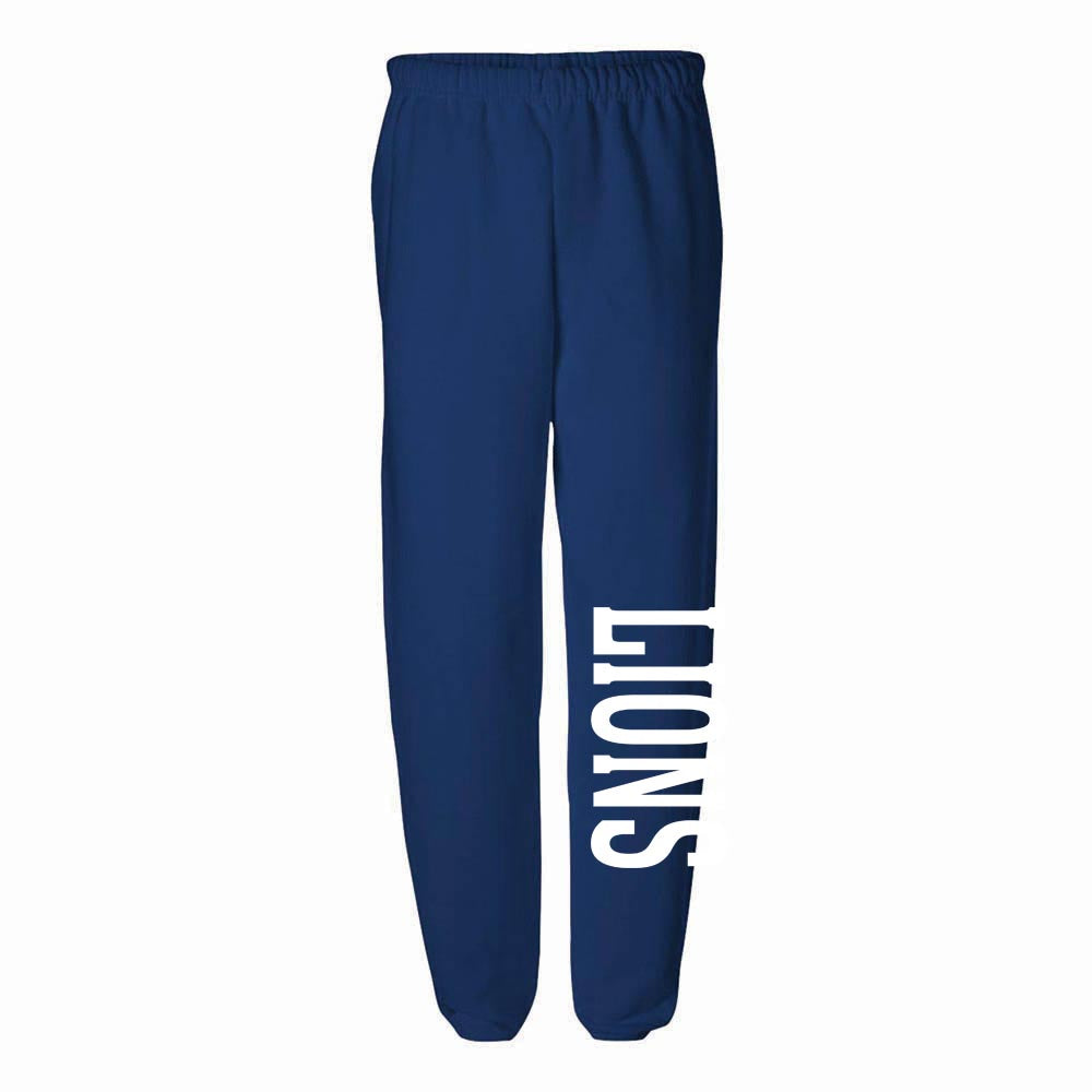 LIONS SWEATPANTS ~ LYON ELEMENTARY ~ youth and adult ~ classic fit