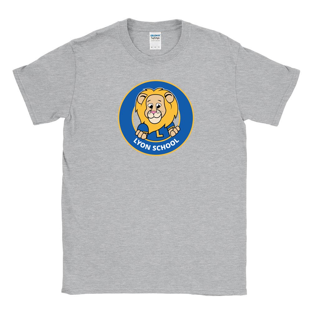 School Logo ~ Cotton T-Shirt ~ Lyon Elementary School