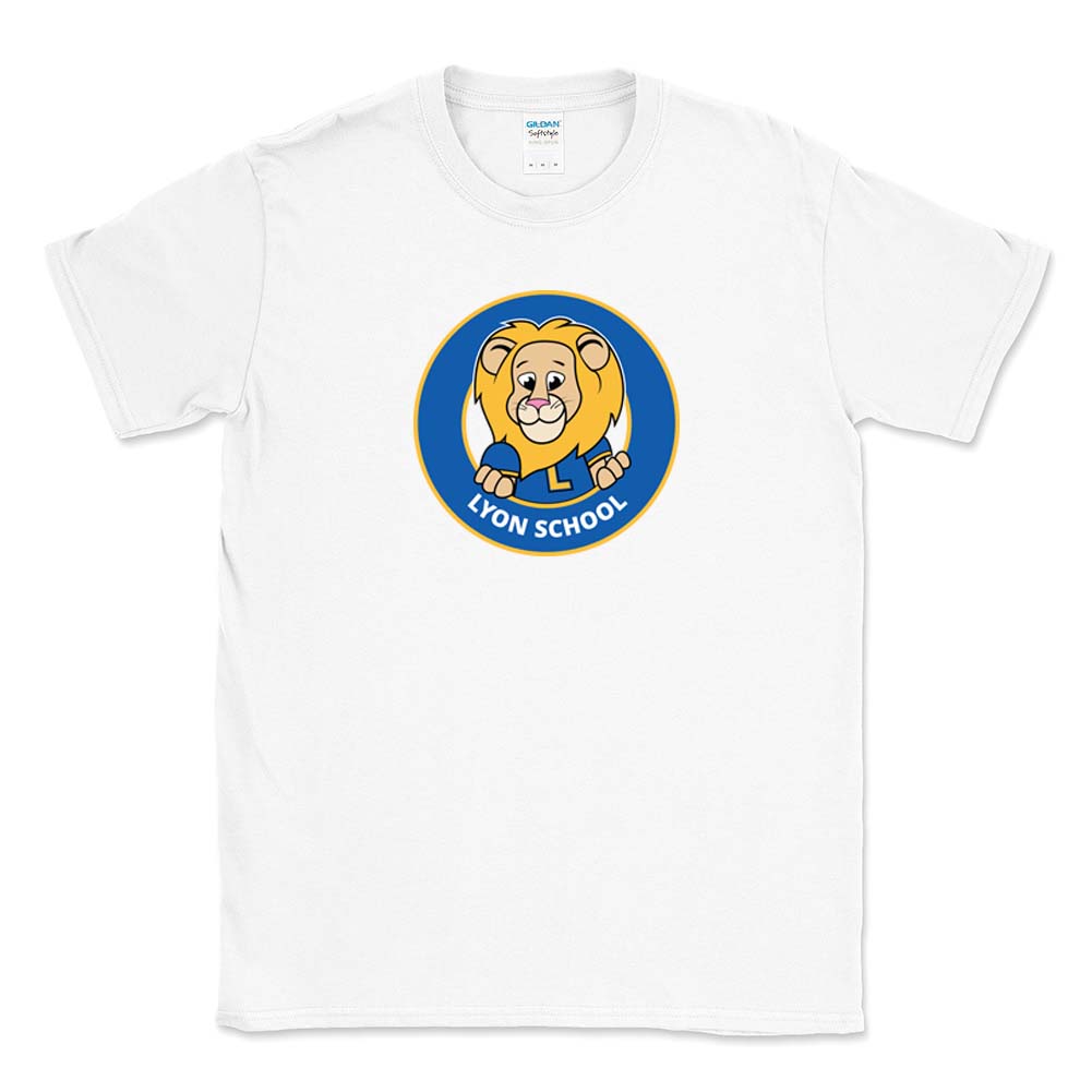 School Logo ~ Cotton T-Shirt ~ Lyon Elementary School