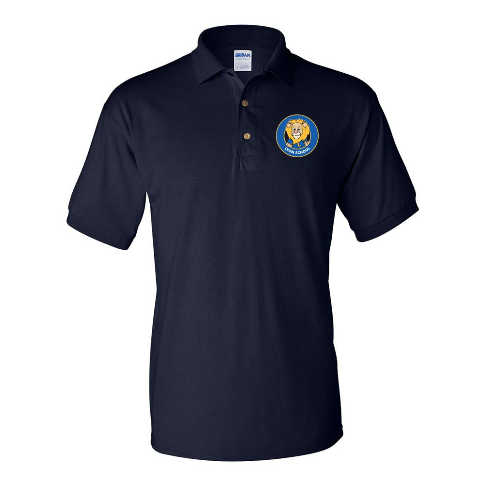 School Logo ~ 50/50 Polo ~ Lyon Elementary School