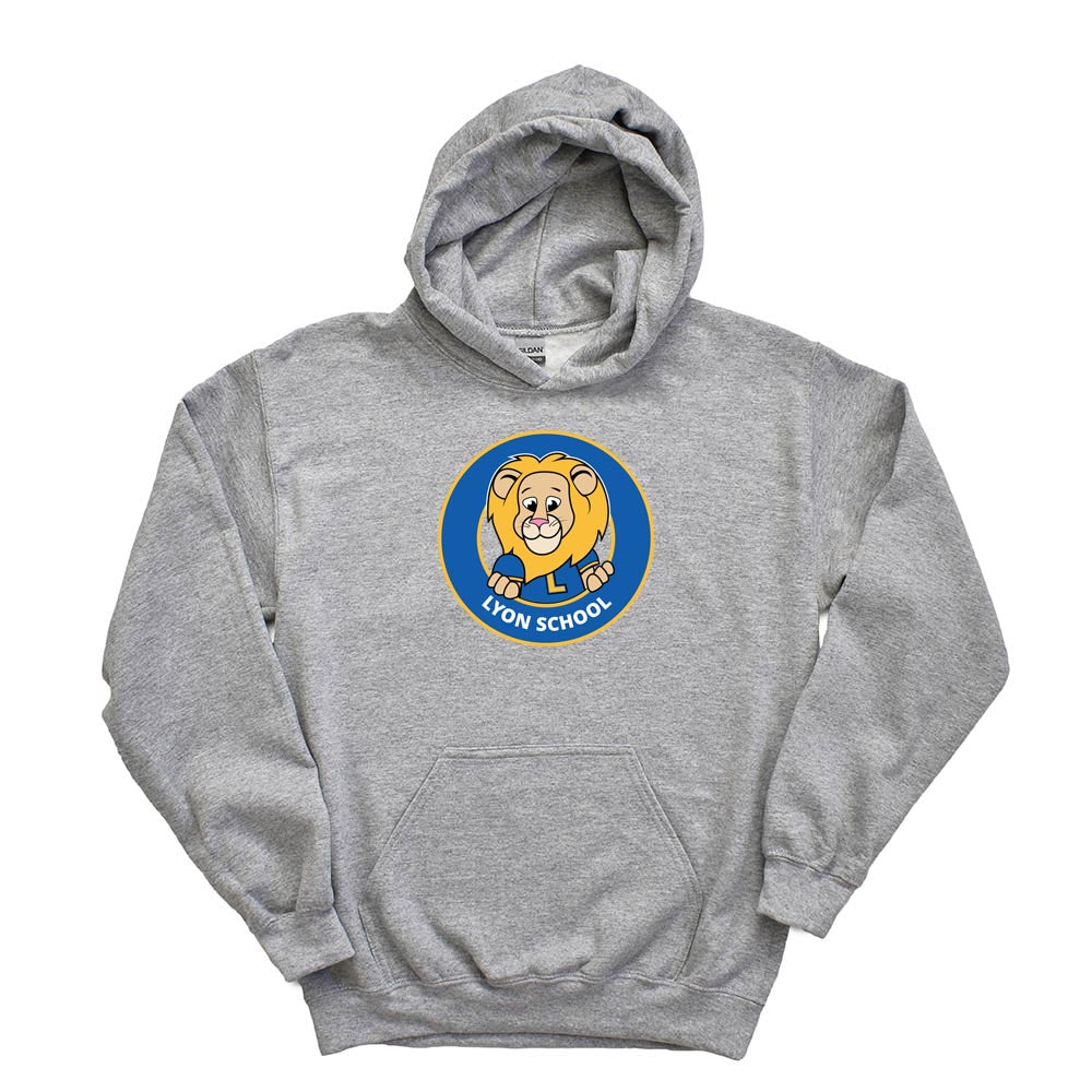 LYON LOGO HOODIE ~  youth and adult ~ classic unisex fit