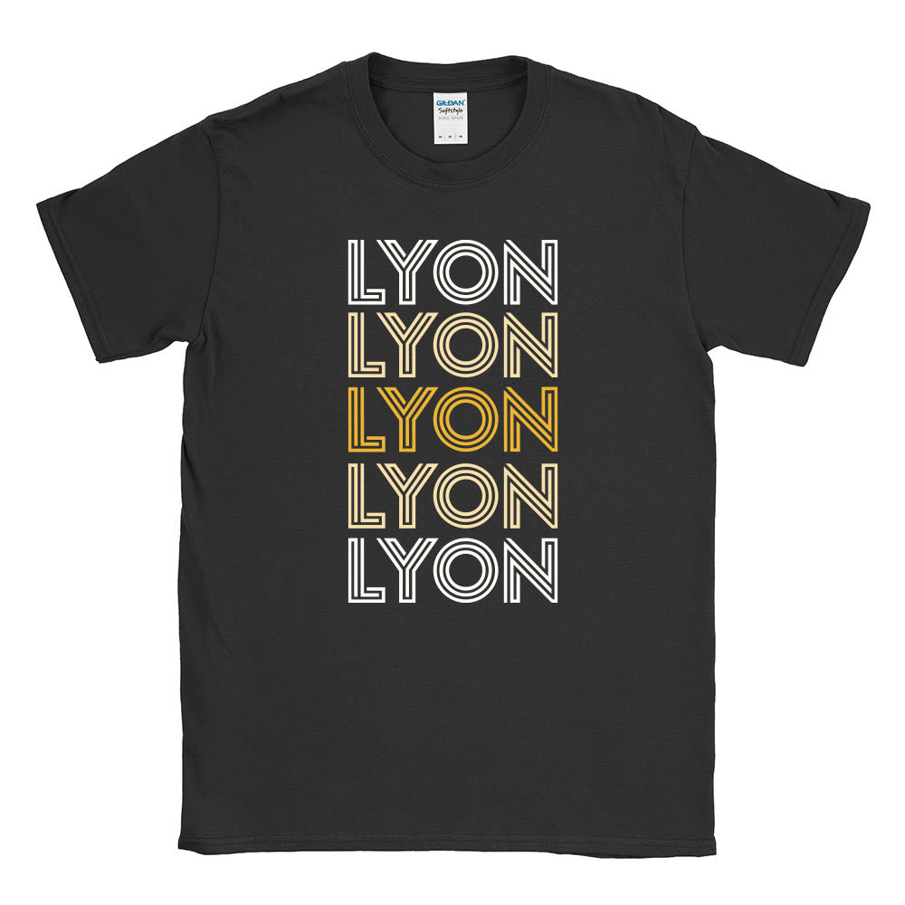 Retro Repeater ~ Cotton T-Shirt ~ Lyon Elementary School