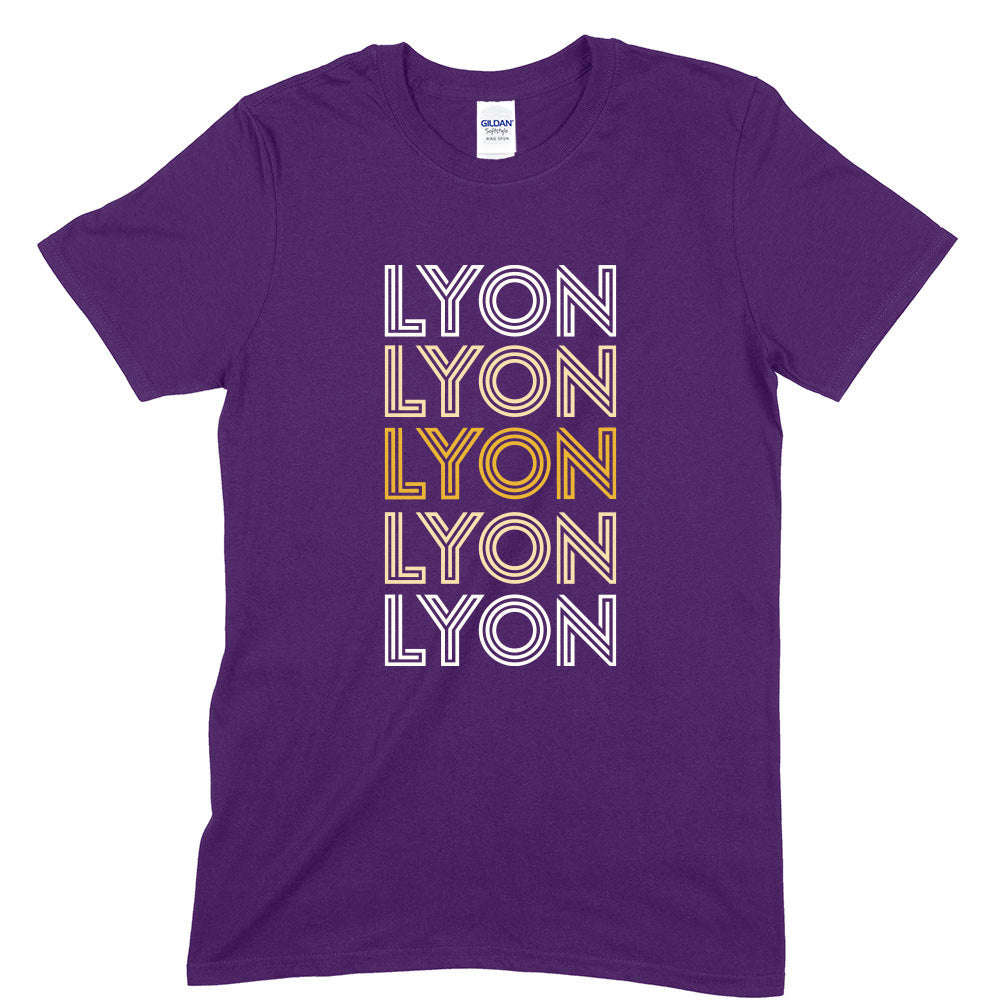 Retro Repeater ~ Cotton T-Shirt ~ Lyon Elementary School