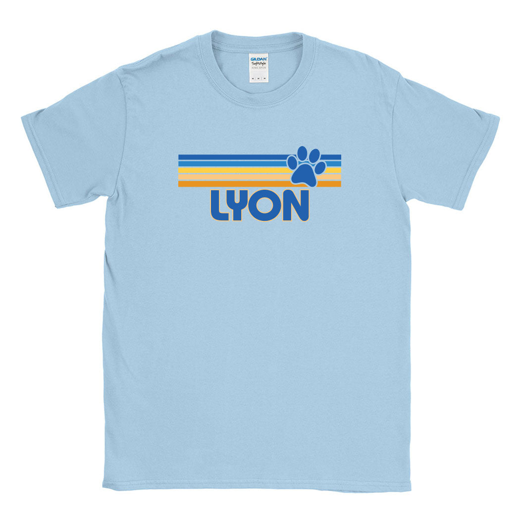 Sunset Stripes ~ Cotton Tee ~ Lyon Elementary School