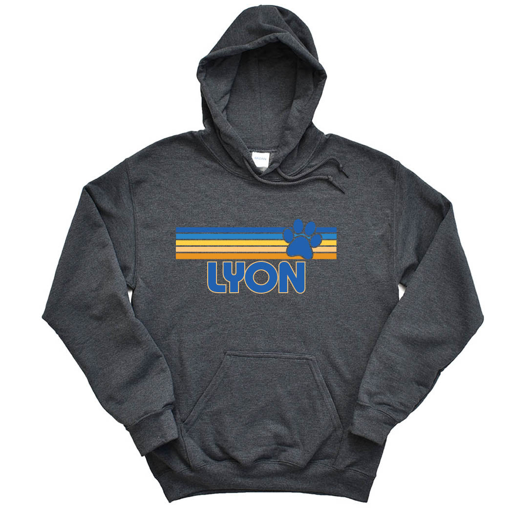 Sunset Stripes ~ Cotton Tee ~ Lyon Elementary School